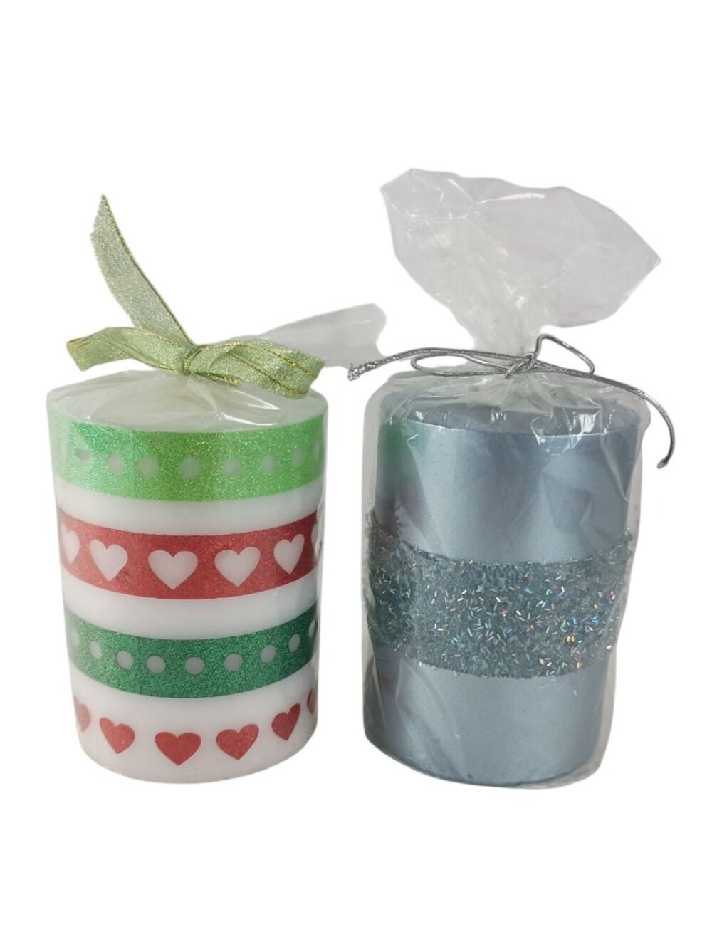 Unused 2 Holiday Inspirations Christmas Wax Candle 4.25"
